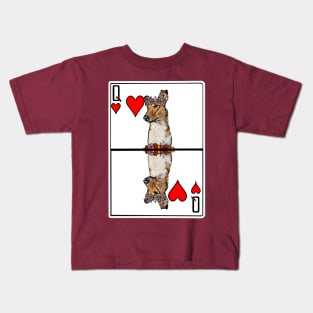 Smooth Collie Heart Queen Kids T-Shirt